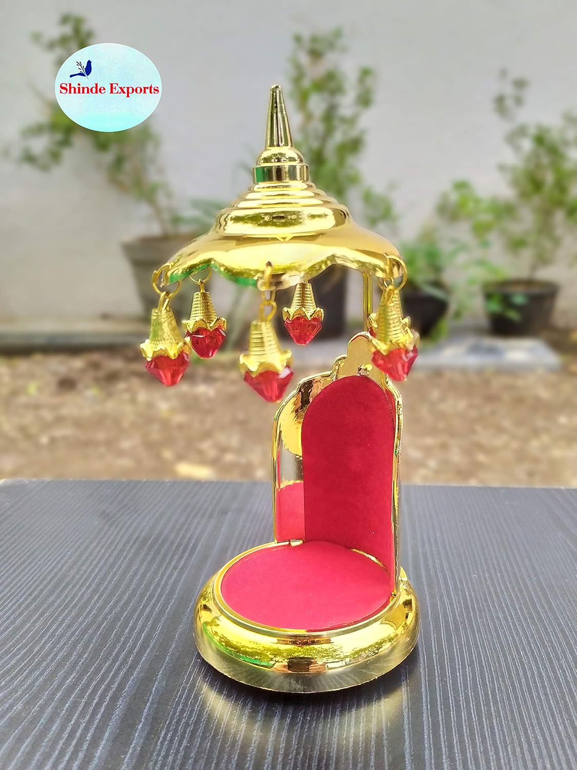 SHINDE EXPORTS Plastic Temple Idol/Statue for Car Dashboard (Design 3, Medium)
