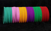 NMII Multicolour Metal Bangles Set For Women & Girls with Matte Finish Design | Bangles For Daily use, Party, Office, Wedding | Chudi Set | Bangles For Women Plain | Fashion Jewellery- Set of 144