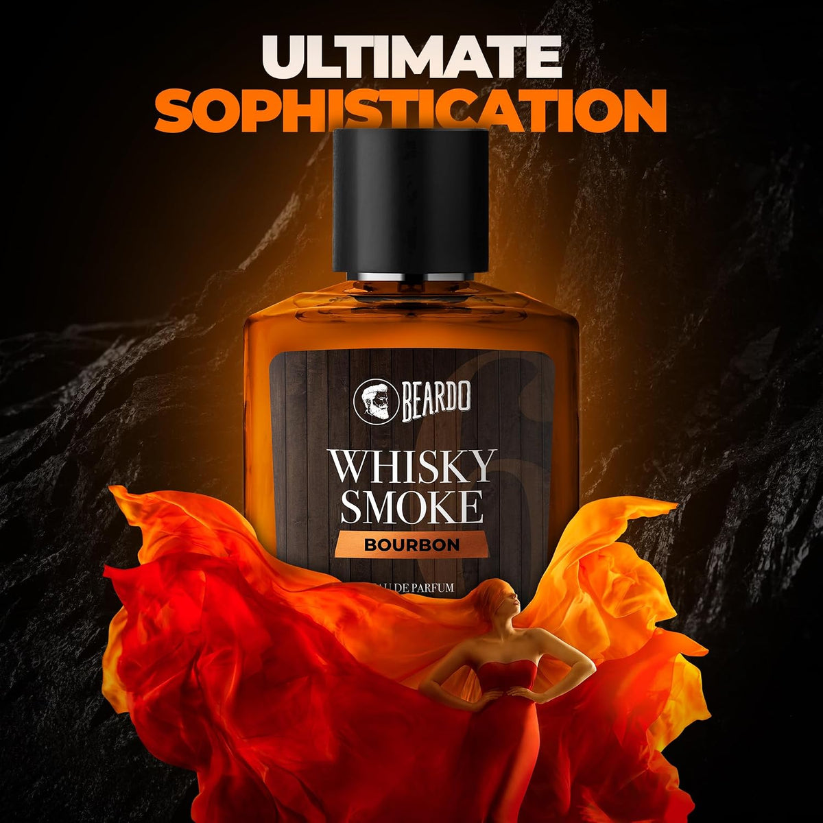 Beardo Whiskey Smoke Bourbon & LSD Perfume For Men (50Ml X Pack Of 2) | Concentrated Sprays - Long Lasting Fragrance | Long Lasting Perfume for Men | Date Night Perfume For Men | Gift for Men | Gift For Friends