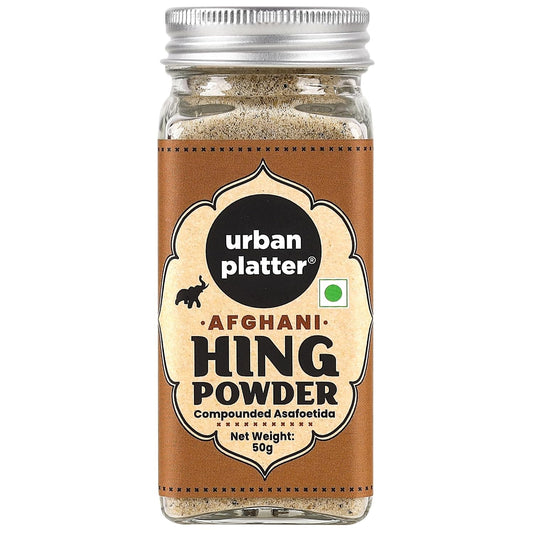 Urban Platter Premium Hing Powder, 50g (Compounded Asafoetida Powder | Tempering Essential | Natural Digestive Aid | Perfect for Daily Cooking)