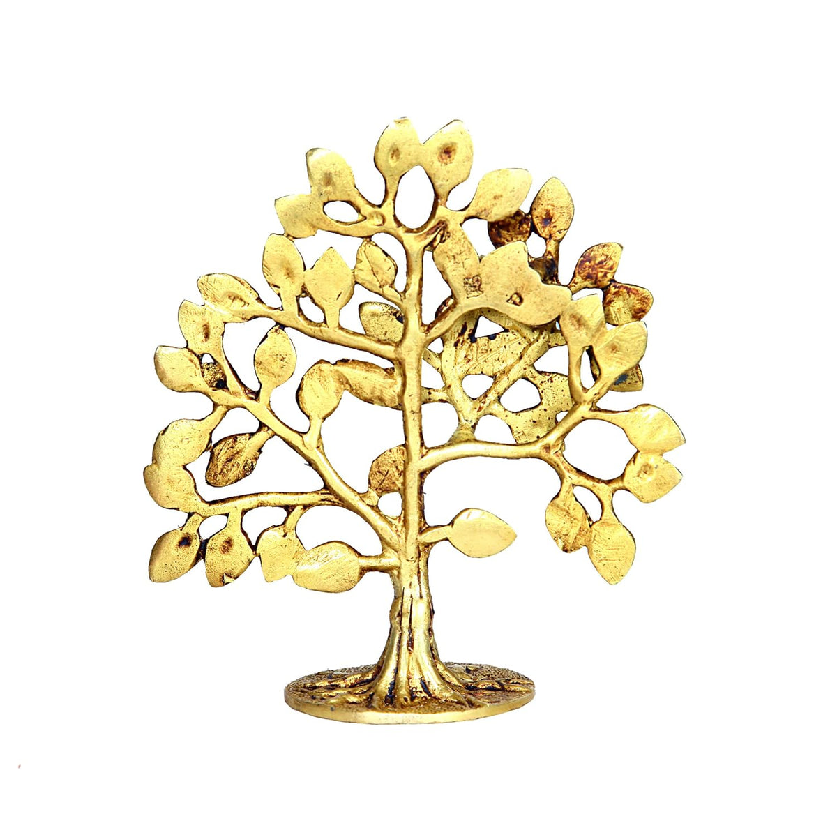 Aalayam Selveer Kalpavriksha | Karpaga Viruksham | Karpagavirutcham Tree in Brass | Kalpavruksham Brass 15 CM Height, Gold Colour 1 No