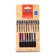 Linc Signetta Fine 0.7 mm Retractable Ball Pens | Blue & Black Ink | Pack of 20