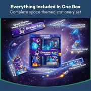 Toy Imagine Space Theme Stationery Set for Kids | 12-Piece Stationary Kit for Boys & Girls Age 3-15 Years - Return Gifts -School Supplies & Learning Gift for Kids
