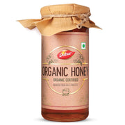 Dabur Organic Honey - 500g | Pure and Natural | NPOP Organic Certified | Raw, Unprocessed & Unpasteurized Honey | No Sugar Adulteration