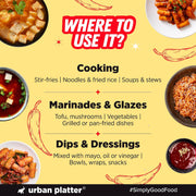 Urban Platter Korean Gochujang Paste 500g (Fermented Chilli Paste | Spicy-Sweet Umami | Plant-Based | For Bibimbap & Tteokbokki)