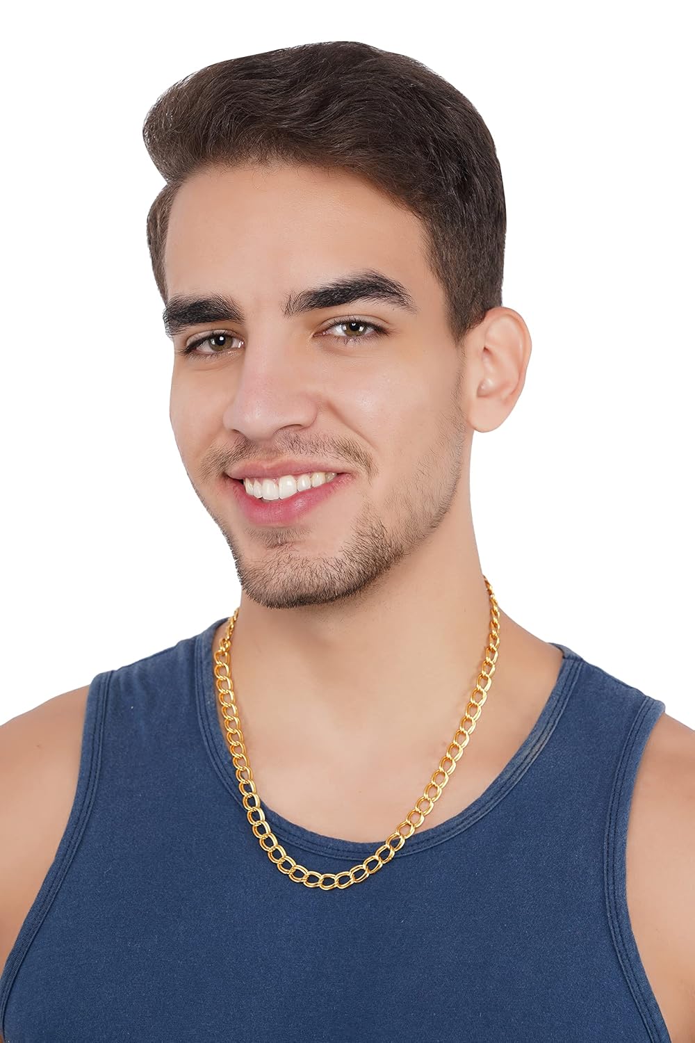 ASTRODID I Gold Plated Boy's Gent's and Mens Chain | Looking Real Gold Stylish Elegant Neck Chain