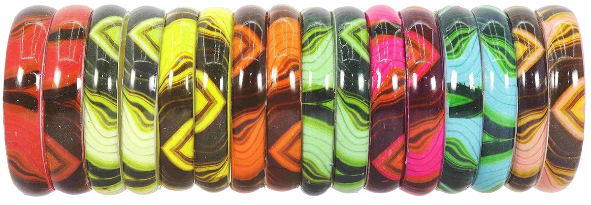 NMII Glass With Texture Pattern Design Kada Set For Women and Girls