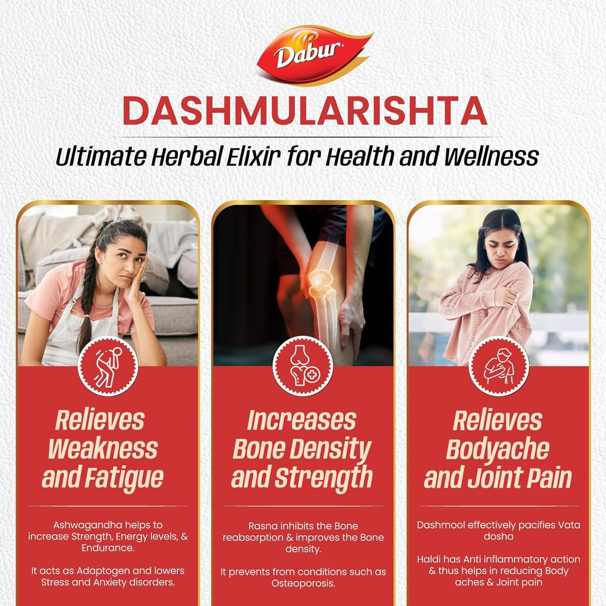 Dabur Dashmularishta 225Ml | Helps Regain Mother'S Health Pack of 2