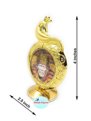 SHINDE EXPORTS Shirdi Sai Baba car Dashboard Idol Statue murti (Design 7)