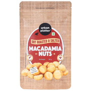 Urban Platter Roasted Salted Macadamia Nuts, 100g (Crunchy | Guilt-Free Snacking | Salted to Perfection)