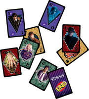 Mattel Games UNO Wednesday Card Game, Ages 7+, 2-10 Players