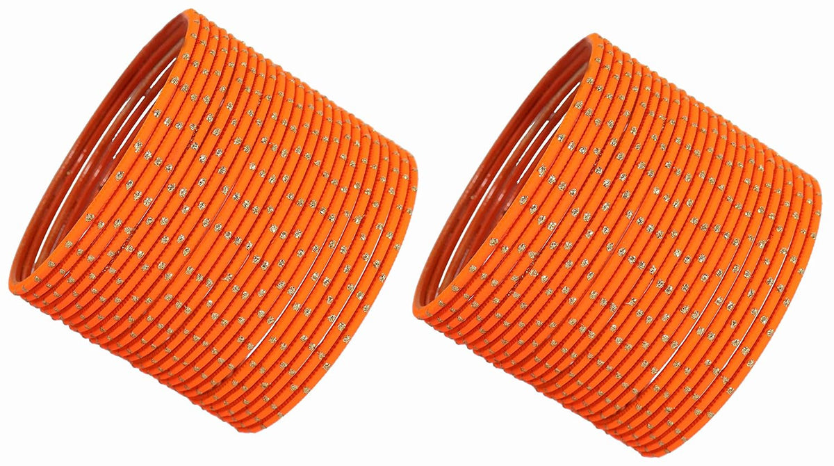 NMII Bangle Set for Women (Orange) (MNY1-Orange-2.8)