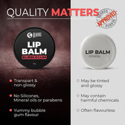 Beardo Bubblegum Non Tinted Lip Balm for Men, 7g | Lip Care For Soft Kissable Lips | Lip Mask For Dry, Cracked and Chapped lips | Repair & Protection