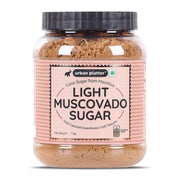Urban Platter Mauritian Light Muscovado Sugar, 1kg (Golden Hues & Gentle Molasses | Great for Bakes, Caramels & Sauces)
