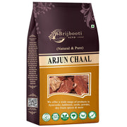 Brijbooti Arjun Chaal 400 Gram - Heart Support - FSSAI, GMP, ISO - Arjun ki chaal - Arjun Bark Supplement - Promote Good Cholesterol | FSSAI, GMP, ISO Certified