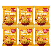 Slurrp Farm No Maida, No MSG Instant Noodles | Magic Masala | Not Fried, Millet Noodles, 6 X 57 g