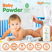 OYO BABY Kids Combo Set BABY Talc Free Baby Powder & BABY Diaper Rash Cream Pack Of 1