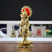 KridayKraft Ram Lalla Idol for Home Metal Ram ji Murti Ayodhya Tample Ramlala Statue Mandir Ayodhya Model God Idols for Pooja Room Home Decor