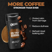 Beardo Detan Exfoliating Body Wash 200ml | 4% (Glycolic Acid, Lactic Acid & Coffee Extracts) | Gentle Exfoliating Shower Gel | Removes Tan & Body Acne | Prevents Dry, Rough, Bumpy Skin | Suitable for Men