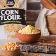 Urban Platter Golden Corn Flour, 500g (Stone-Ground Makka Atta | Naturally Gluten-Free)
