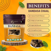 Brijbooti Dandasa - Datoon - Juglans - Walnut Tree Peel (Helps in teeth whitening) 50 Gr