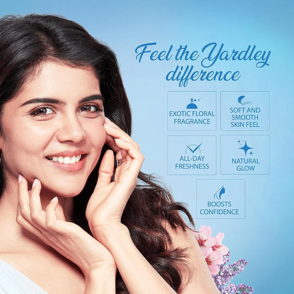 Yardley London Lace Talcum Powder for Women, 100g