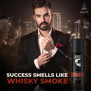 Beardo Whisky Smoke Perfume Body Spray for Men 40ml | Spicy, Woody Oudh Deo for Men Long Lasting |Date night Deodorant for Men | Fresh Scent | Gift for men | Christmas gift for men | Gift For Friends | Gift for Men