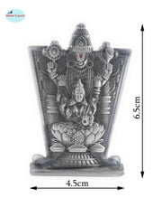 SHINDE EXPORTS Balaji Lakshmi Small Metal Idol Statue for car Home Office (Grey)