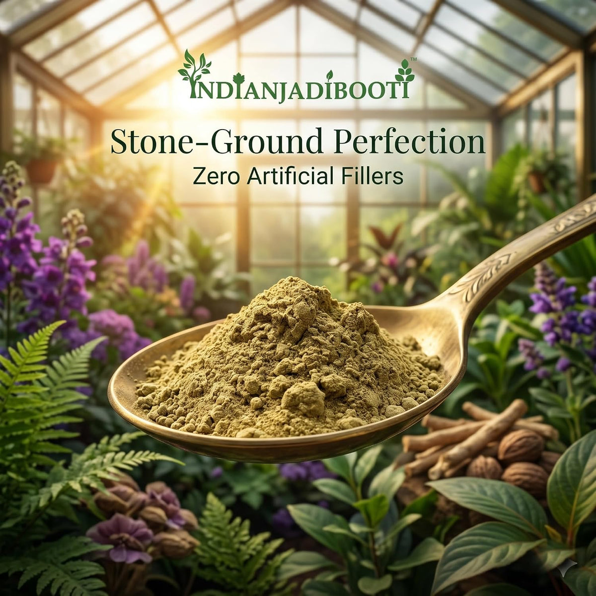IndianJadiBooti Pure Dhamasa Powder (Fagonia Cretica) | Traditional Ayurvedic Botanical for Systemic Cooling, Skin Radiance & Holistic Wellness | 250 Grams Pack