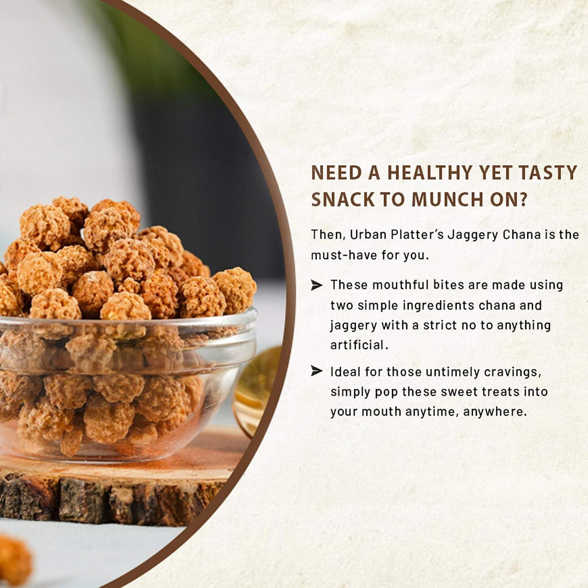 Urban Platter Jaggery Chana, 200 g