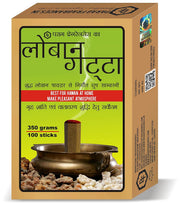 Parag Fragrances Real & Natural Sambrani for Pooja, Hawan & Home Fragrance (Loban Gatta)