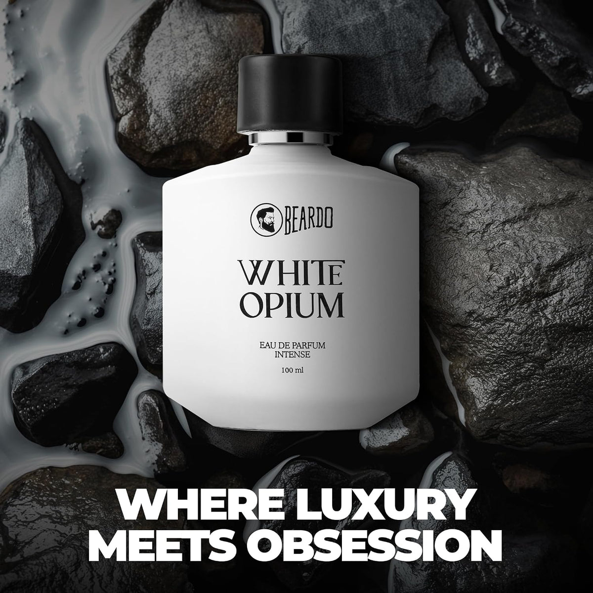BEARDO White Opium Perfume For Men, 100Ml | Fresh Zesty Scent Eau De Parfum | Long Lasting Mens Perfume | Best Date Night Fragrance Body Spray | Christmas Gift For Men | Gift For Friends