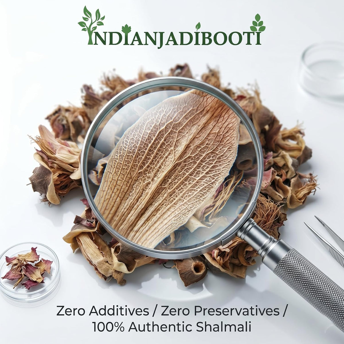 IndianJadiBooti Semal Phool (Bombax Malabaricum) - Raw Shalmali/Simbal Flower | Natural Cooling, Skin Care & Wellness | Premium Dried Red Silk Cotton Tree Flowers (Cleaned)
