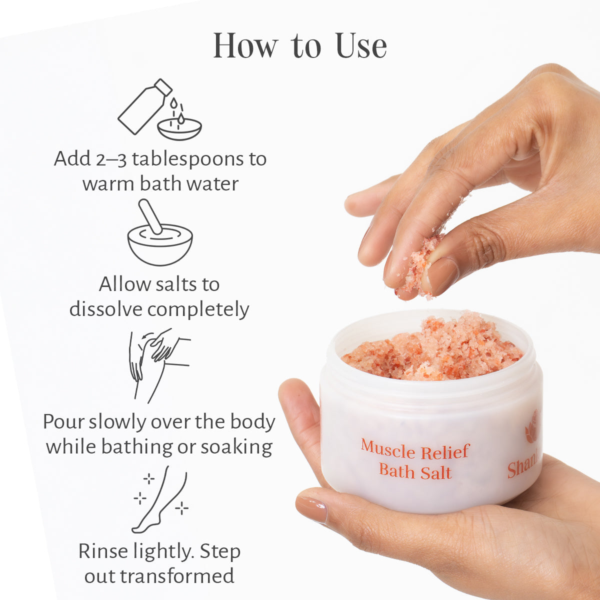 Sri Sri Tattva Muscle Relief Bath Salt, 200 g