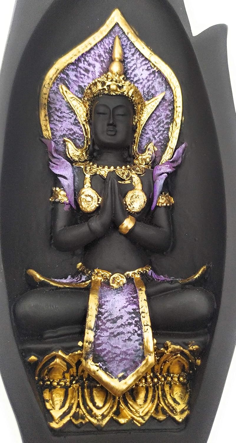 SHINDE EXPORTS Buddha Statue for Home Decor (Purple)