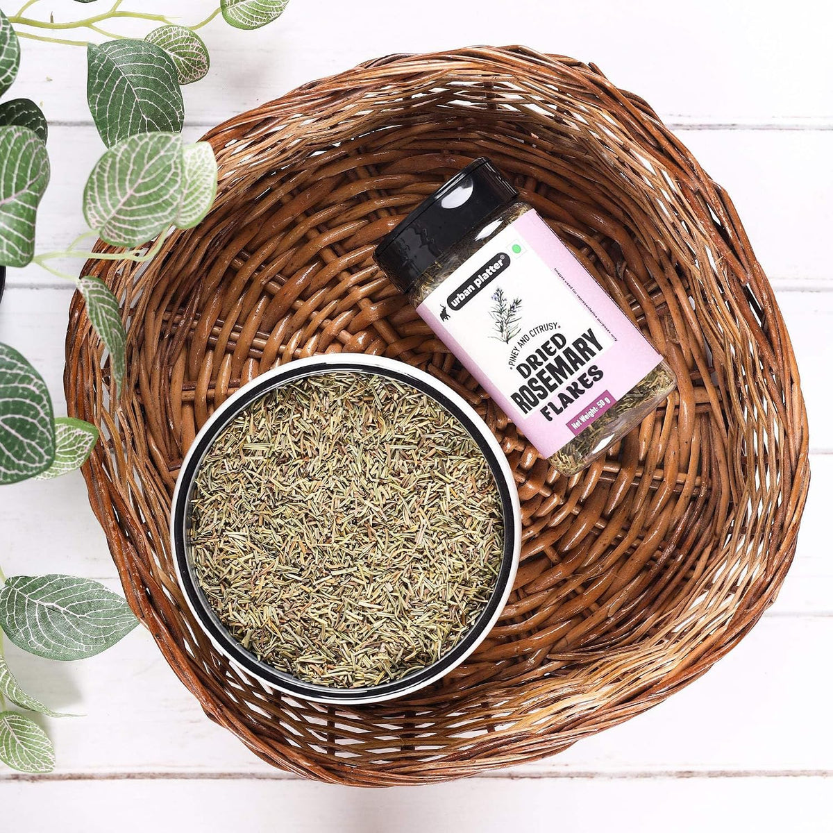 urban platter Dried Rosemary Flakes, 50Gram