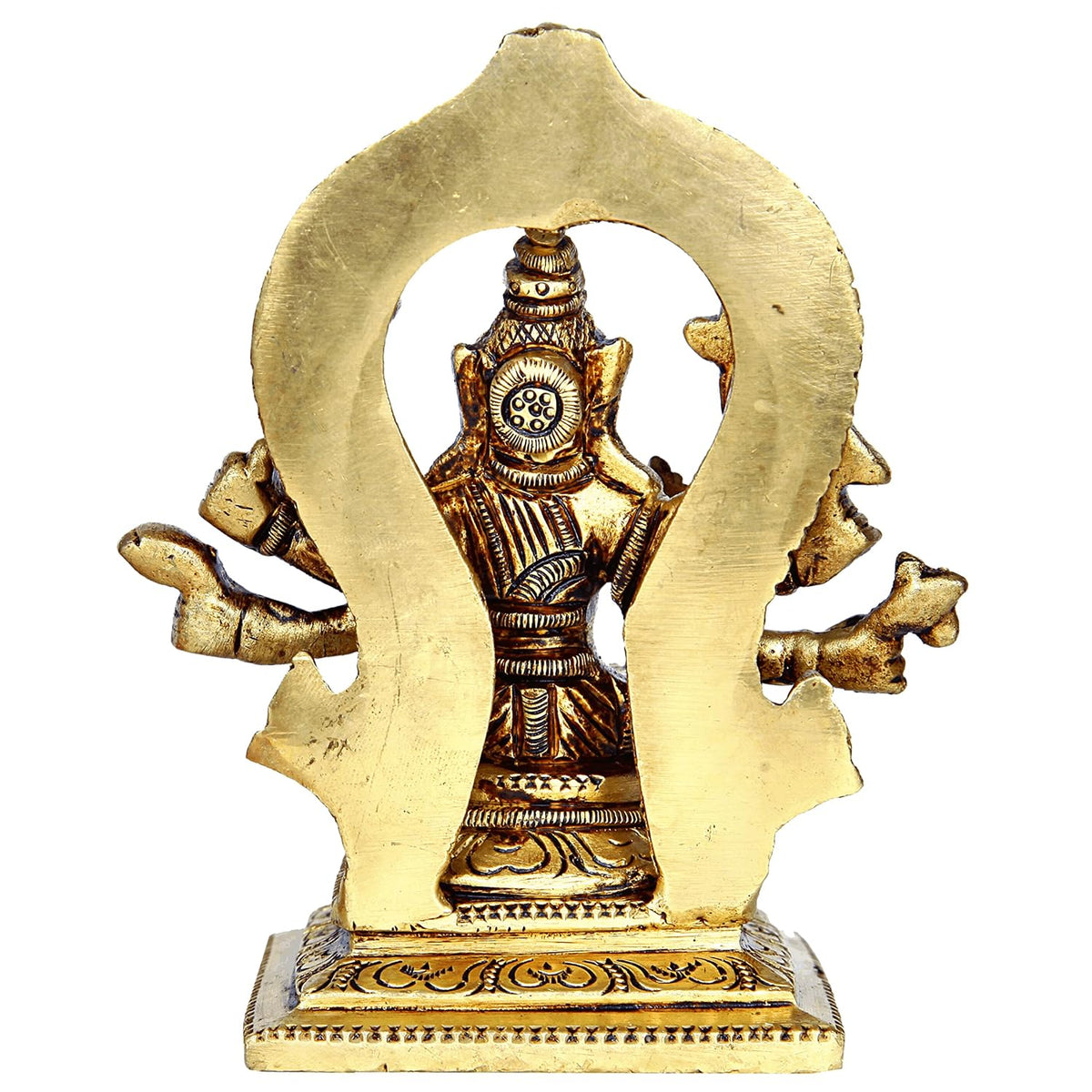 Aalayam Selveer Varahi Amman Statue with Thiruvachi | Varahi Amman Silai with Thiruvachi | Varahi Amman Brass Statue with Thiruvachi 11.5cm Height Brass Gold Colour 1 Piece