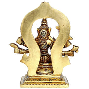 Aalayam Selveer Varahi Amman Statue with Thiruvachi | Varahi Amman Silai with Thiruvachi | Varahi Amman Brass Statue with Thiruvachi 11.5cm Height Brass Gold Colour 1 Piece