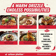 Urban Platter Raayu Chilli Oil, 160g (Japanese Condiment | Infused with Sesame & Garlic | For Ramen, Rice, Dumplings & Silken Tofu)