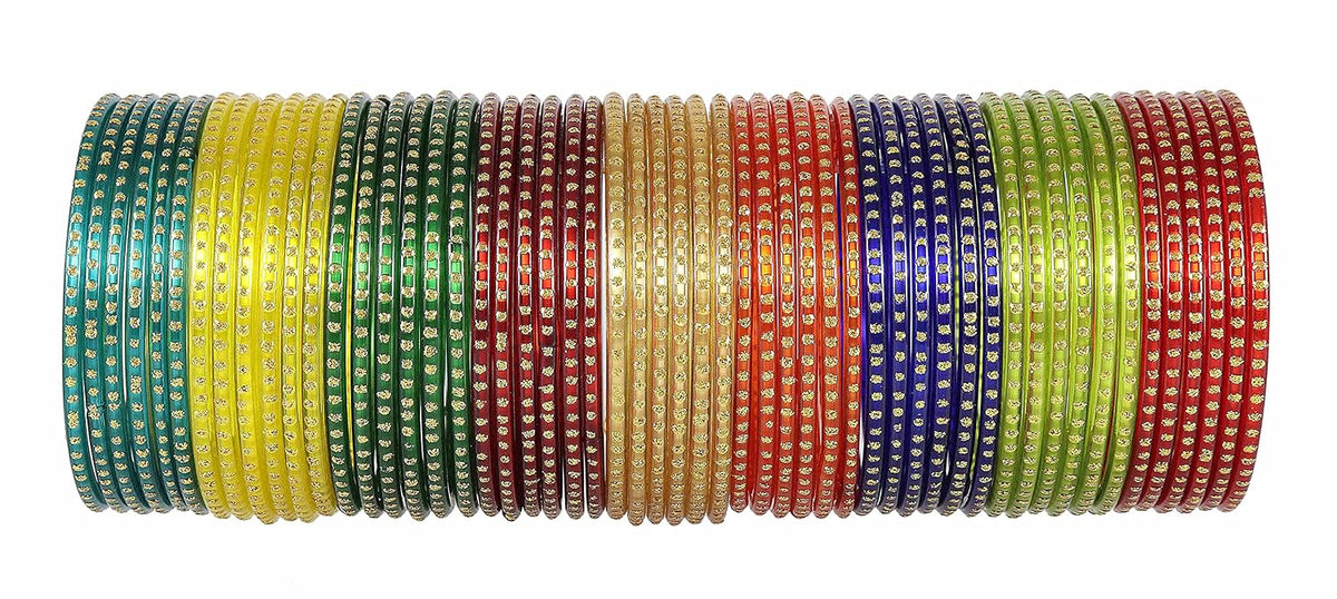 NMII Glass with Plain and Simple Design Glossy Finished Fancy Bangle Set For Women and Girls | Glass Bangles | Stylish Women's Bangles