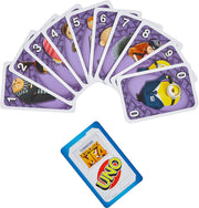 Mattel Games UNO Despicable Me 4 Card Game for Kids, Adults & Family with Deck Inspired by The Movie