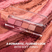 INSIGHT On The Go Eyeshadow Palette - Rosaline | Highly Pigmented | Silky Smooth | Crease-Free Blending | Shimmer & Matte Shades | Travel-Friendly (10g)