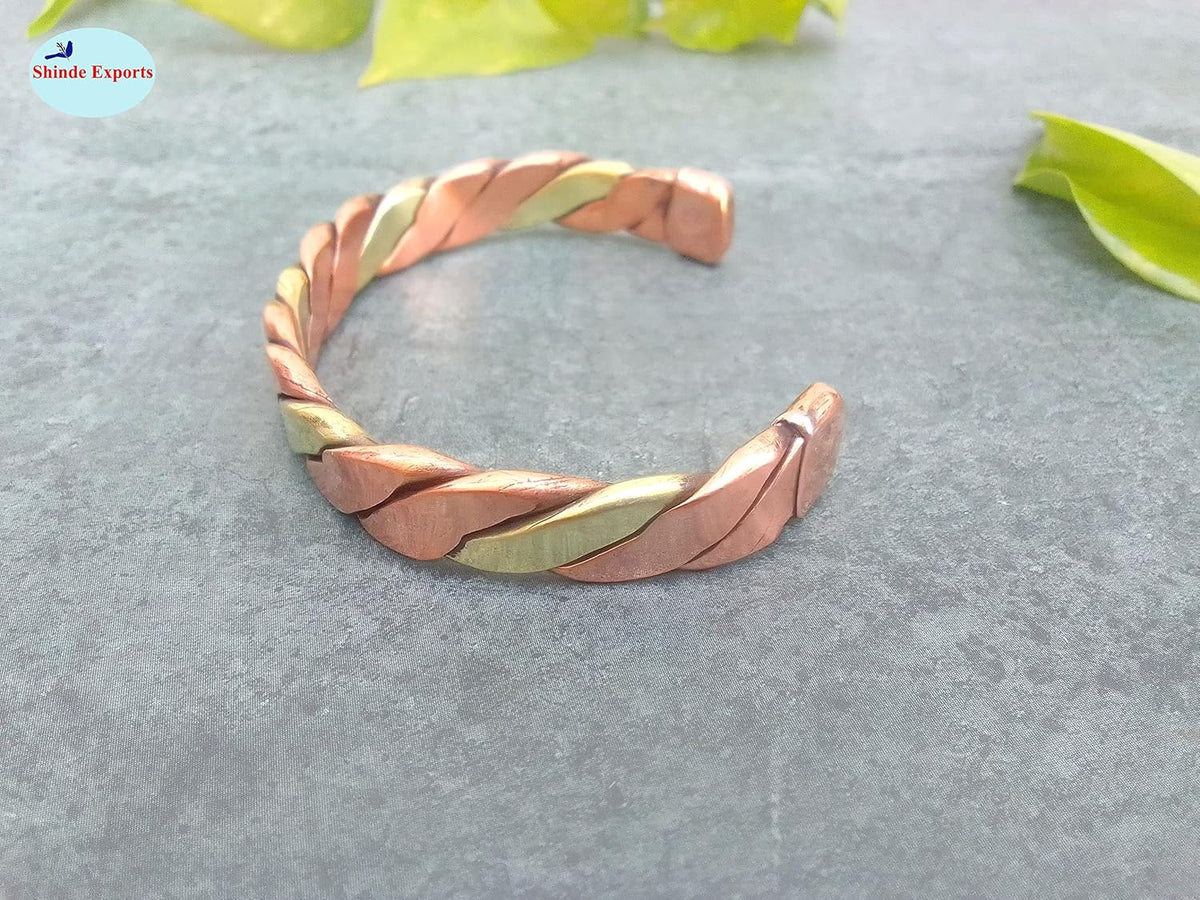 SHINDE EXPORTS pure copper kada for men/copper kada/copper bracelet for men pure