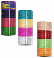 NMII Non-Precious Metal Base Metal With Colourful Plane Bangles Set For Women and Girls