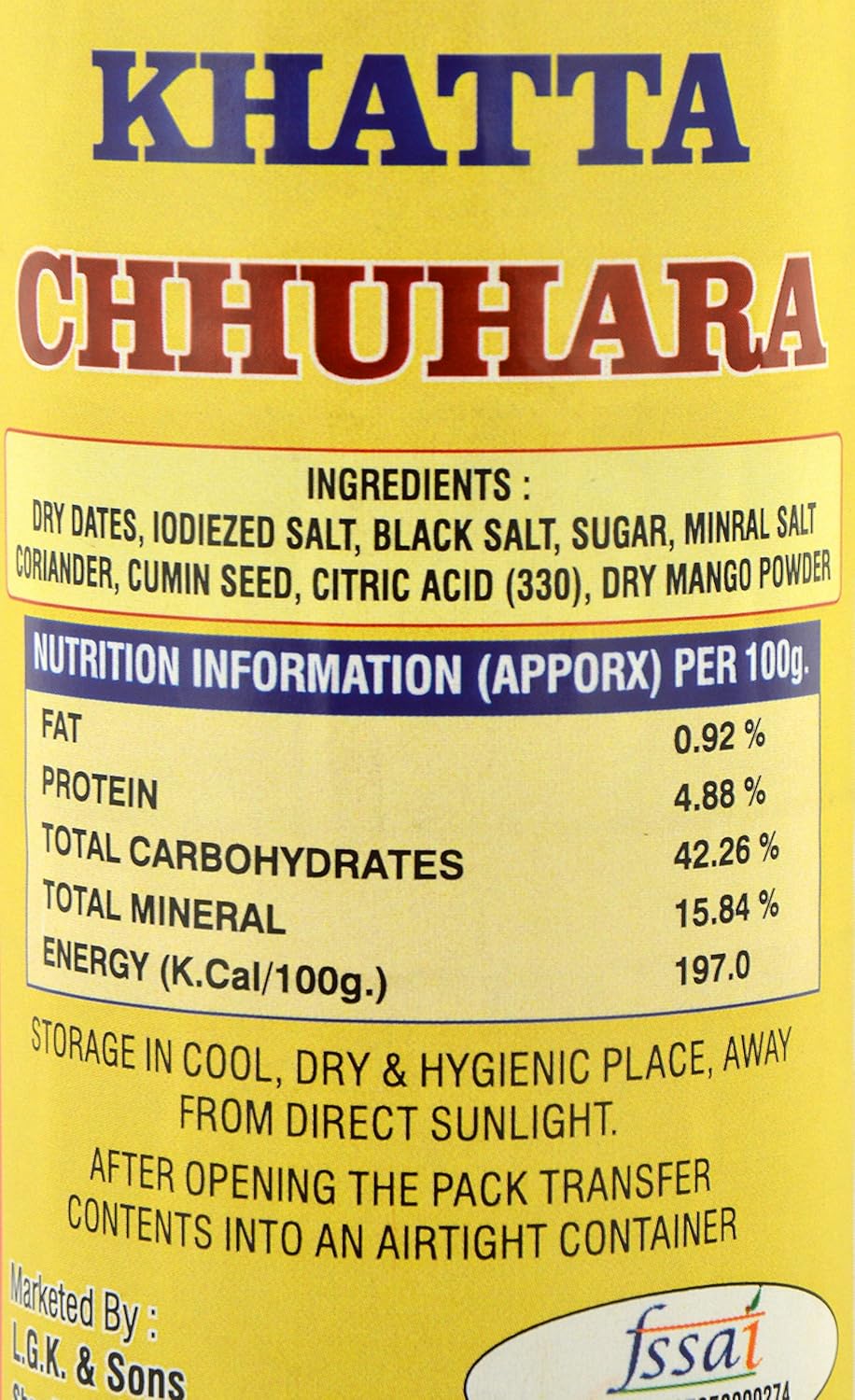 Dilkhush Khatta Chhuhara, 150 g (Pack of 2)