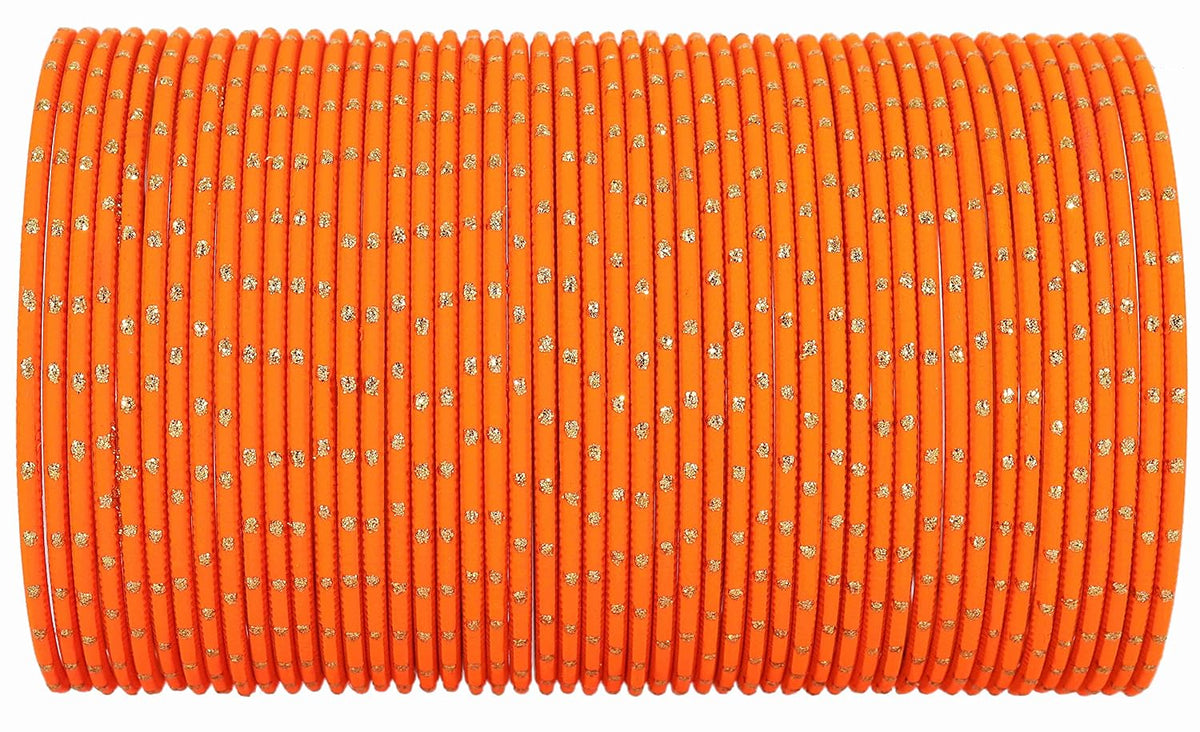 NMII Bangle Set for Women (Orange) (MNY1-Orange-2.8)