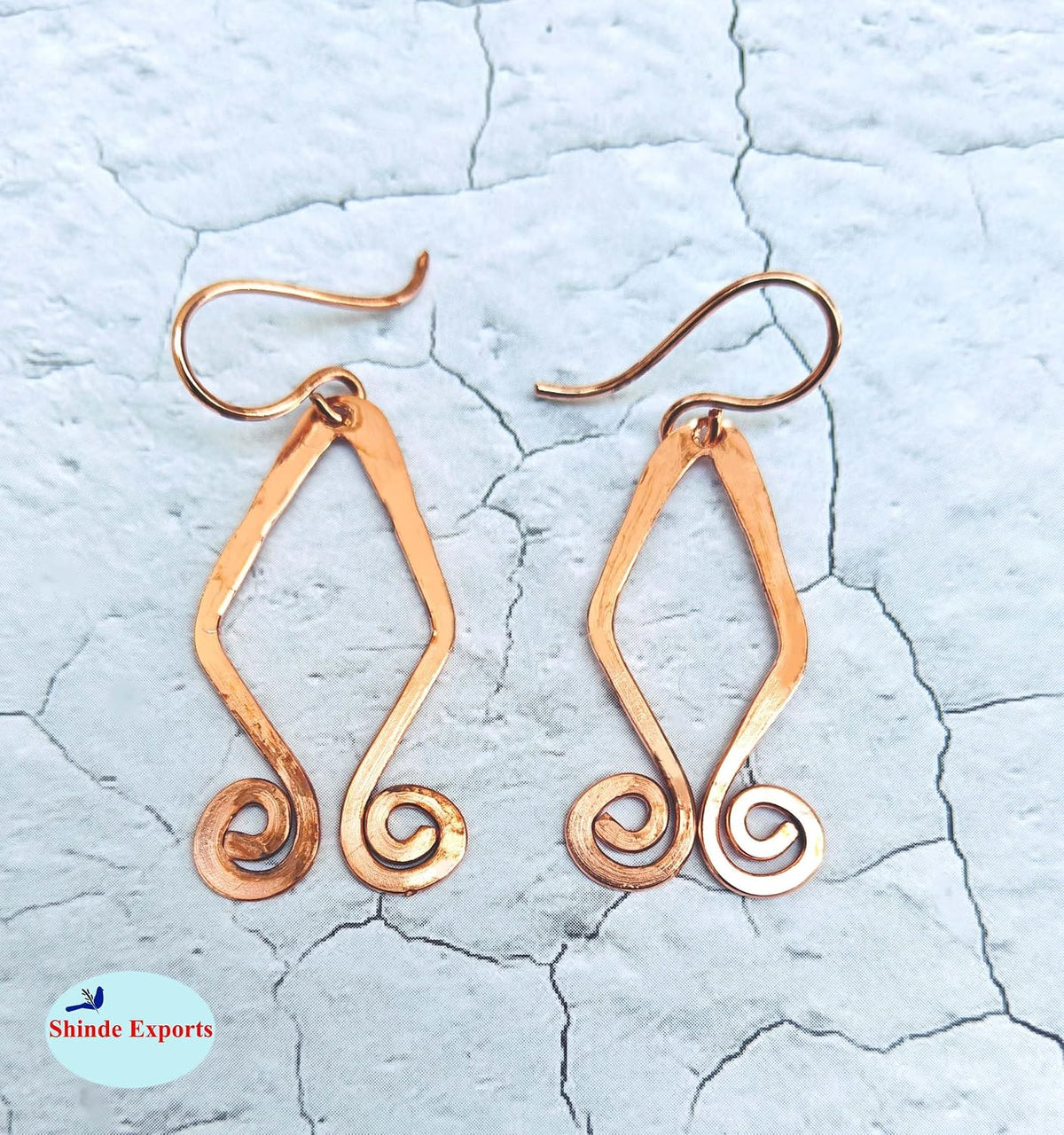 SHINDE EXPORTS copper earrings for women stylish traditional jhumka earring