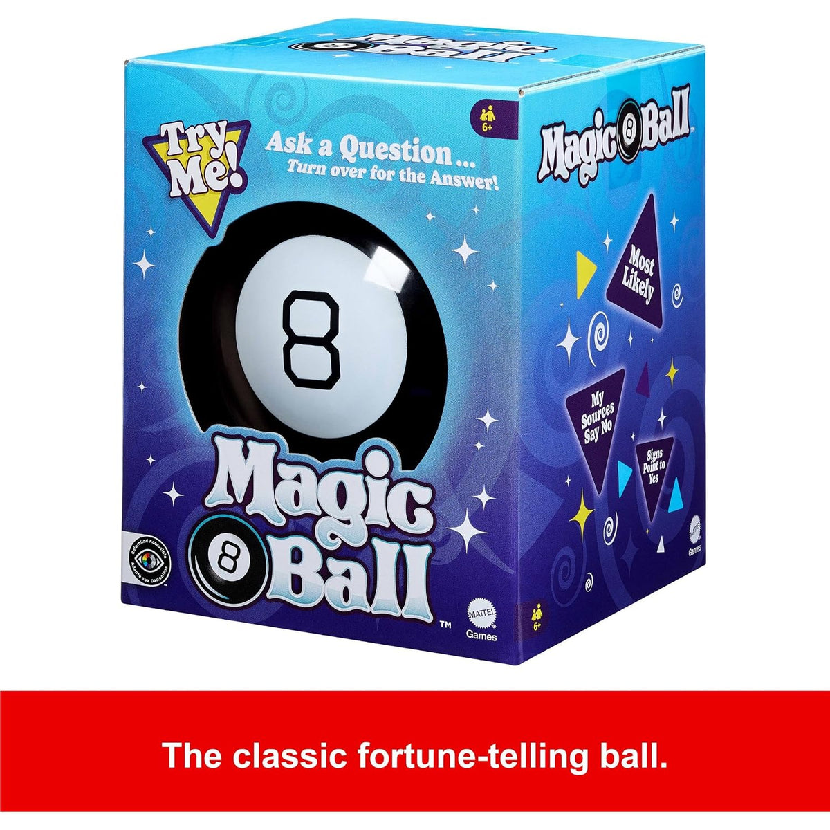 Magic 8 Ball Mattel, Multi Color, Kids