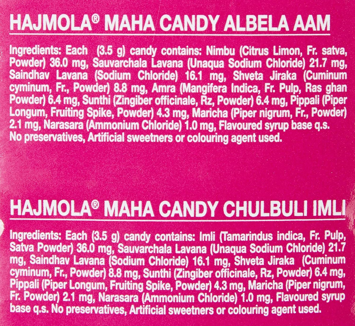 Dabur Hajmola Maha Candy, Aam And Imli, 875 Gm (250 Pieces)