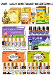 Parag Fragrances, 6ml Liquid Attars For Unisex (Rose & Mogra)